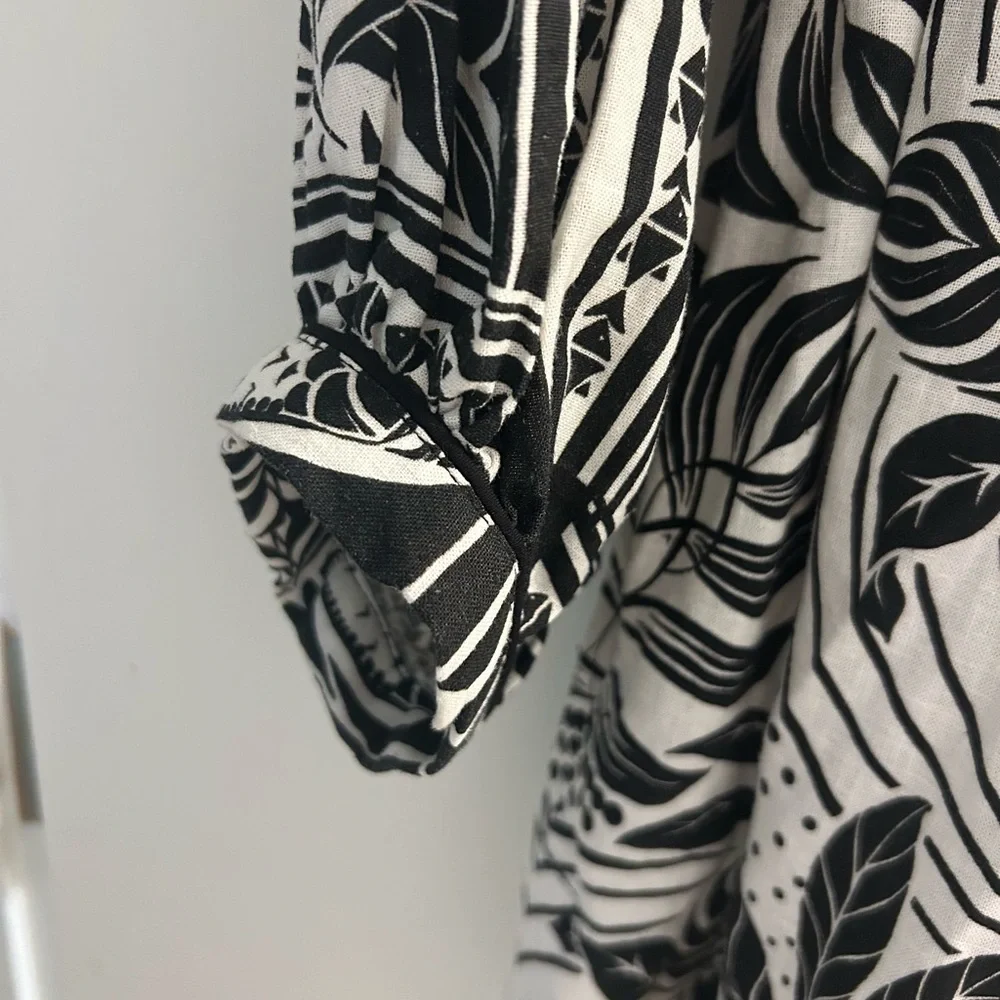 Farm Rio monochrome elegance mini dress - Picture 6 of 12